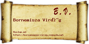 Bornemisza Virág névjegykártya